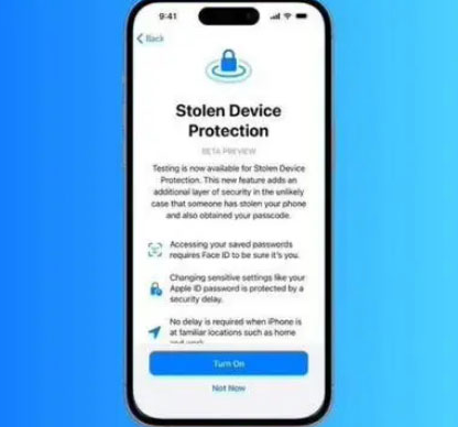德惠苹果授权维修店分享被盗设备保护功能开启方法 