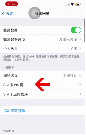 德惠苹果14维修网分享如何给iPhone14的SIM卡设置密码 