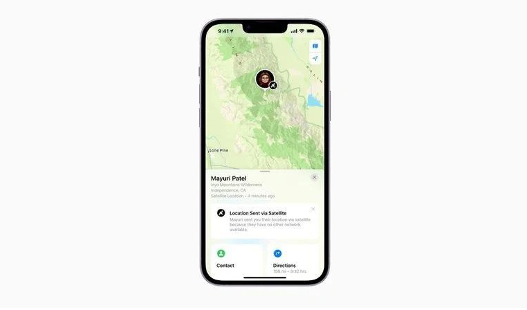 德惠苹果14维修分享iPhone14系列中 FindMy功能通过卫星分享位置方法教程 