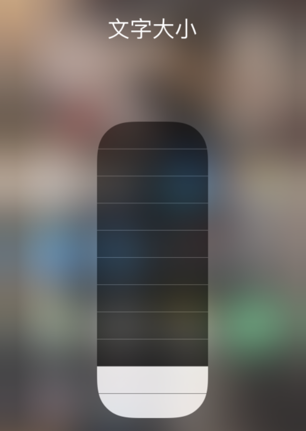 德惠苹果手机维修分享小技巧：在 iPhone 控制中心快速调节字体大小 