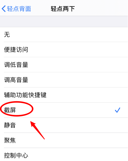 德惠苹果手机维修分享iPhone12如何启用双击截屏 